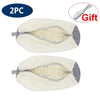 Two reusable mesh shoe laundry bags with a gift brush shown for washing and drying shoes