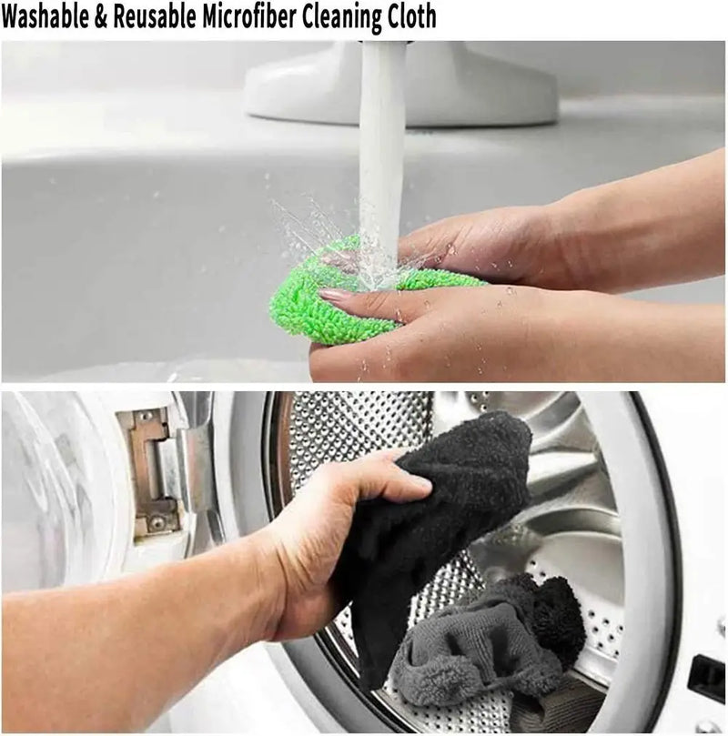 Extendable Telescopic Window Cleaner with Spray Bottle