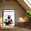 Martial Arts Legend Canvas Wall Art – Inspirational MMA Fighter Poster for Gym & Home