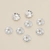 Decorative Flower Bead Caps for Jewelry Making – 50 Pack