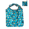 Foldable Nylon Reusable Shopping Bag with Floral Print