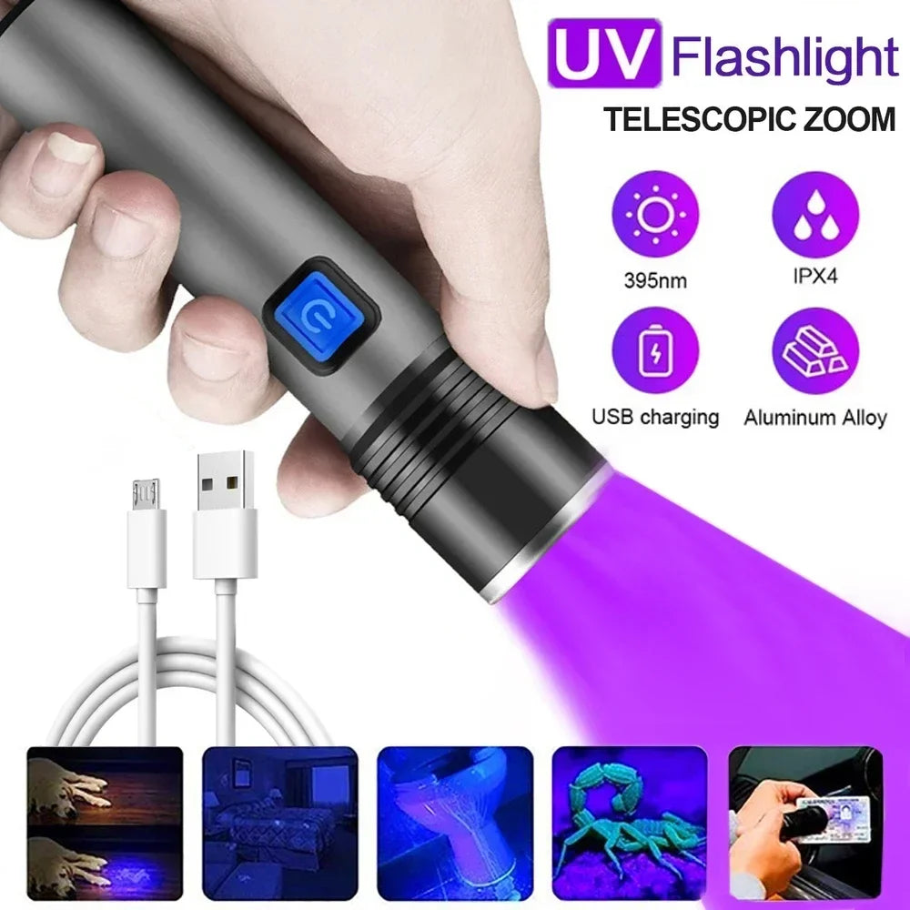 Foldable LED Work Light with Magnetic Base and USB Charging
