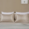 Luxurious Satin Stripe Pillowcase with Envelope Closure