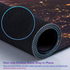 Large Cloud Pattern Desk Mat with Stitched Edges