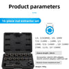 32-Piece Broken Bolt & Screw Extractor Set