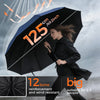 Large Manual Umbrella with Reinforced 12-Bone Frame