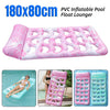 Inflatable Pool Float Lounger with Headrest