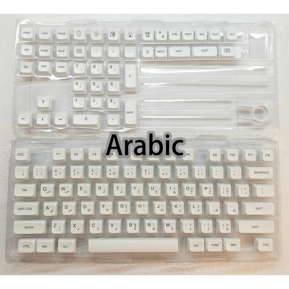 Multilingual PBT Keycaps for Mechanical Keyboards