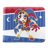 PU Leather Bifold Card Holder Wallet with Cartoon Print
