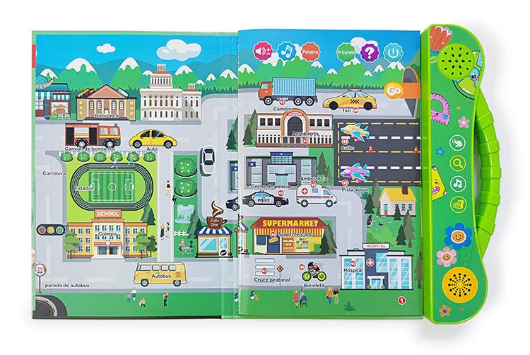 2-in-1 Bilingual Talking Book for Toddlers