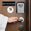 Wall-Mounted 4-Digit Combination Key Lock Box for Secure Key Storage