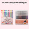 Retractable Glitter Gel Pens