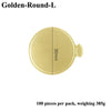 Gold Mini Cake Boards for Dessert Display and Serving