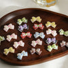 Acrylic Bow-Shaped Craft Beads for Jewelry Making (100-Pack)