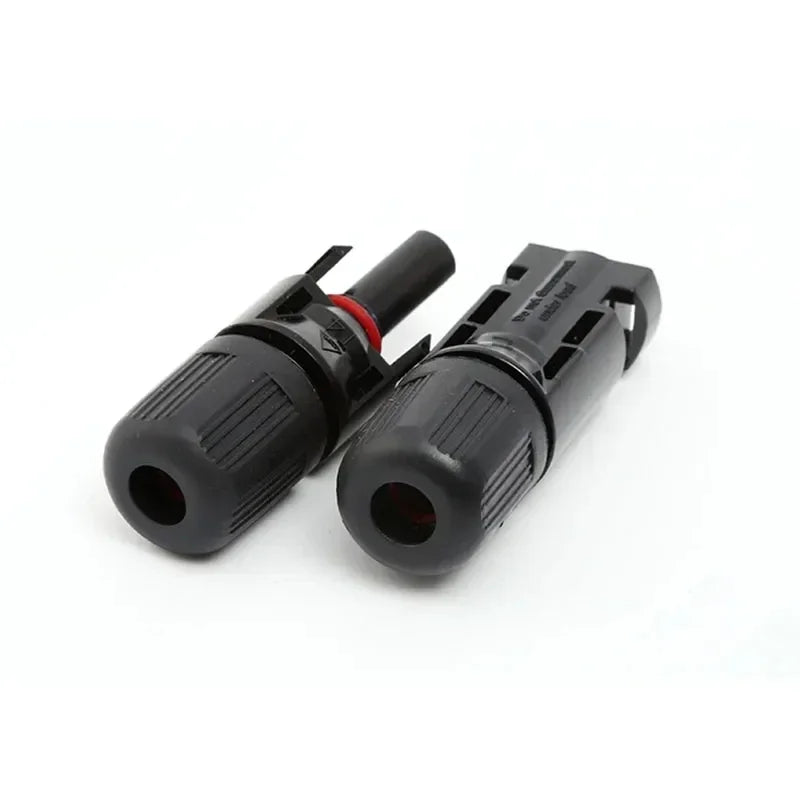 Black solar panel connector kit for PV cable