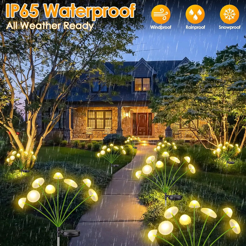 Solar Mushroom Garden Lights