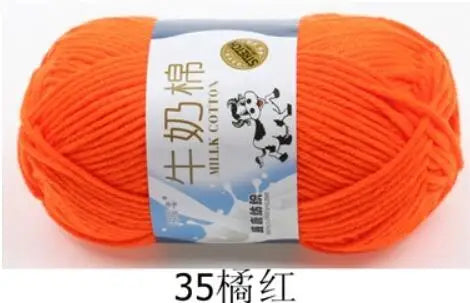 Milk Cotton Crochet Yarn – Soft, Durable Knitting Thread in 91 Colors