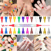 3D Nail Art Pens Set with Dual Tips