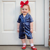 Satin Baby Pajama Jumpsuit with Button-Up Front