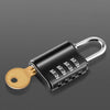 Secure 4-Digit Combination Padlock with Key