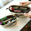 Drawstring Canvas Travel Organizer with Multiple Pockets