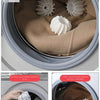 Reusable laundry balls used inside a washing machine drum to prevent clothing entanglement and lint removal