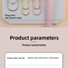 Heart-Shaped Metal Pen Clips for Notebooks and Journals