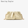 Elegant Chain Shoulder Bag with Crystal Accents