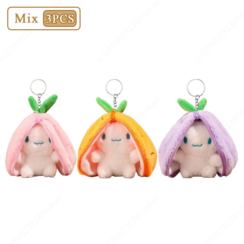 Reversible Easter Bunny & Carrot Plush Toy