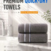 Quick-Dry Pure Cotton Towel – Ultra Soft & Absorbent for Home, Gym, or Travel