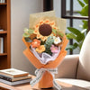 Handmade Crochet Sunflower & Daisy Bouquet
