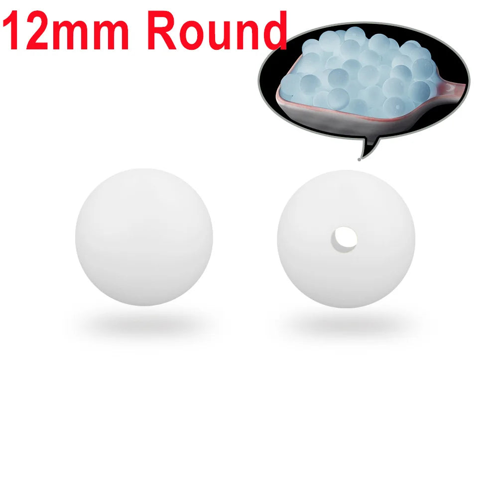 Glow-in-the-Dark Silicone Beads for Jewelry Making