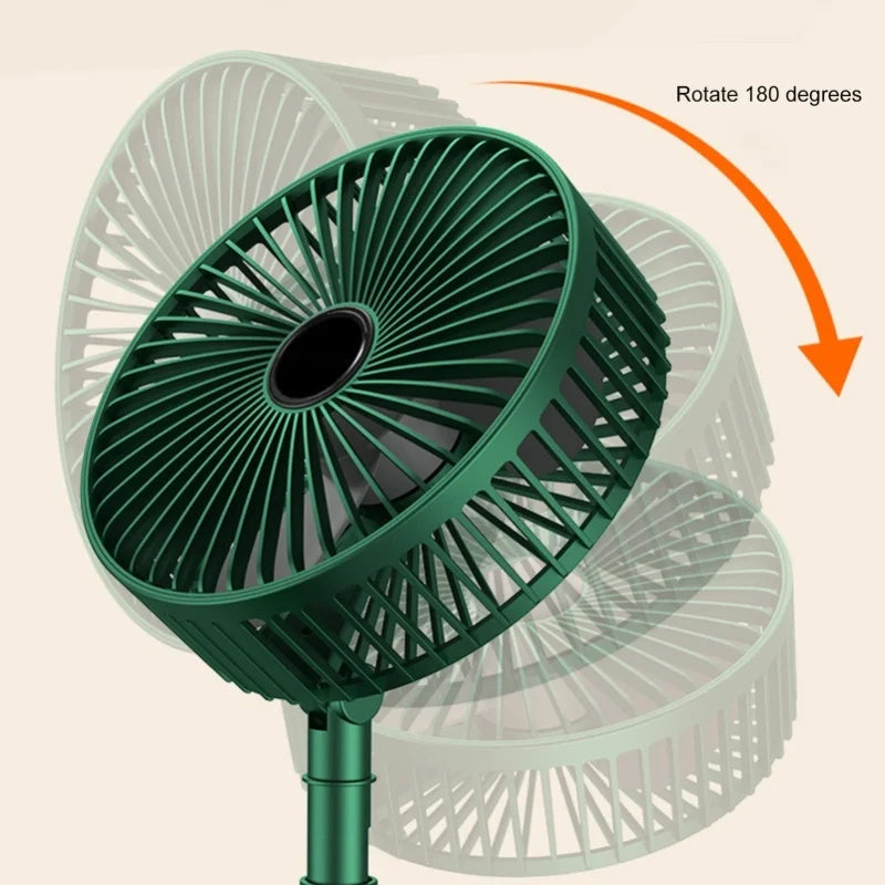 Faltbarer USB-Ladebarer Schreibtischventilator
