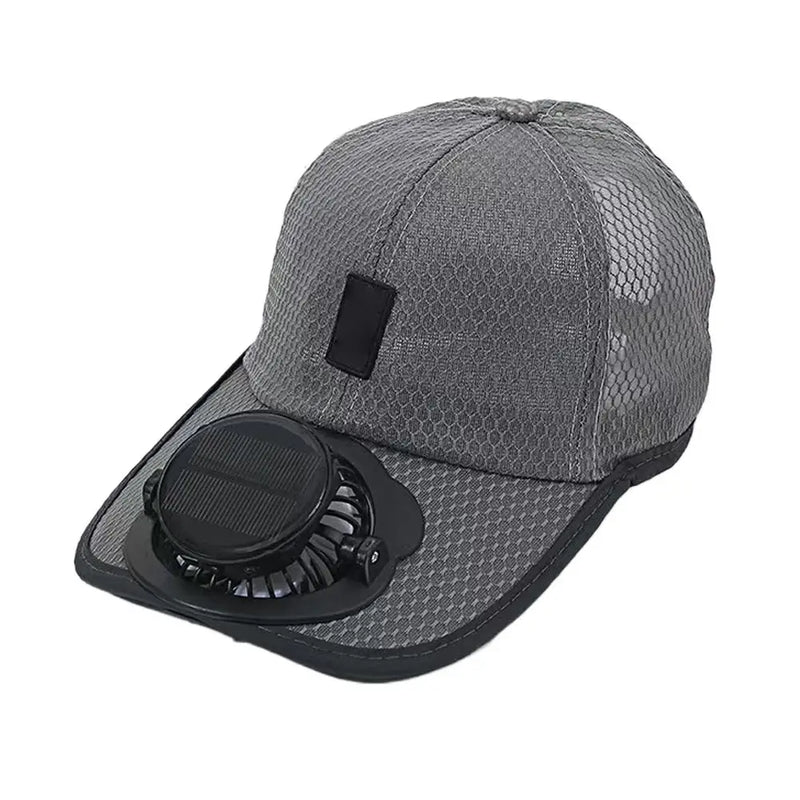 Solar-Powered Cooling Fan Hat