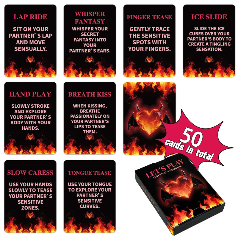 Intimacy & Connection Cards for Couples