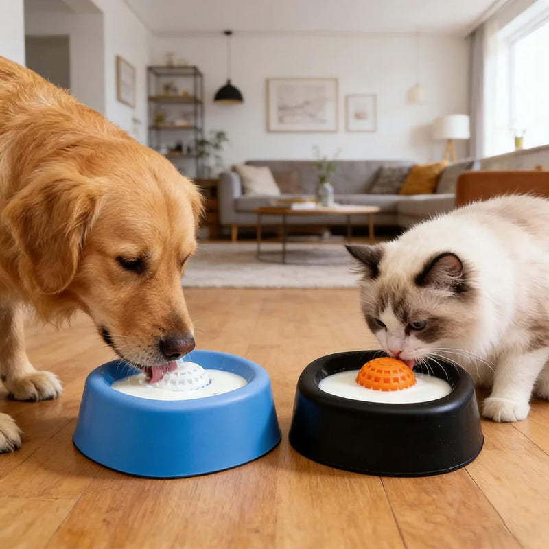 Interactive Rolling Ball Lick Bowl for Dogs