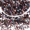 Mixed Size Green Czech Glass Seed Beads for Jewelry Making