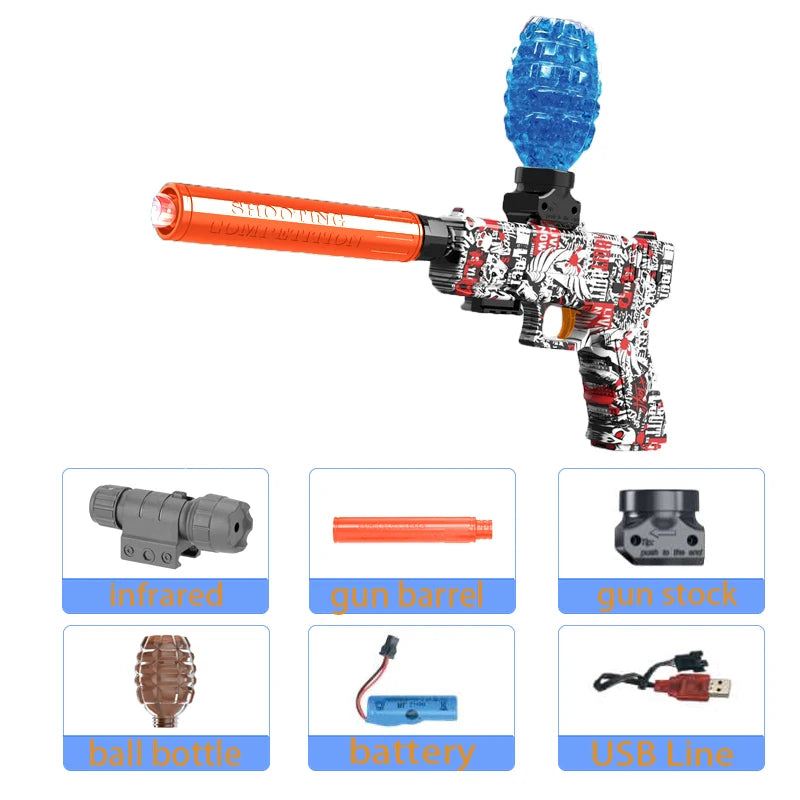 Interactive Electric Toy Blaster Pistol
