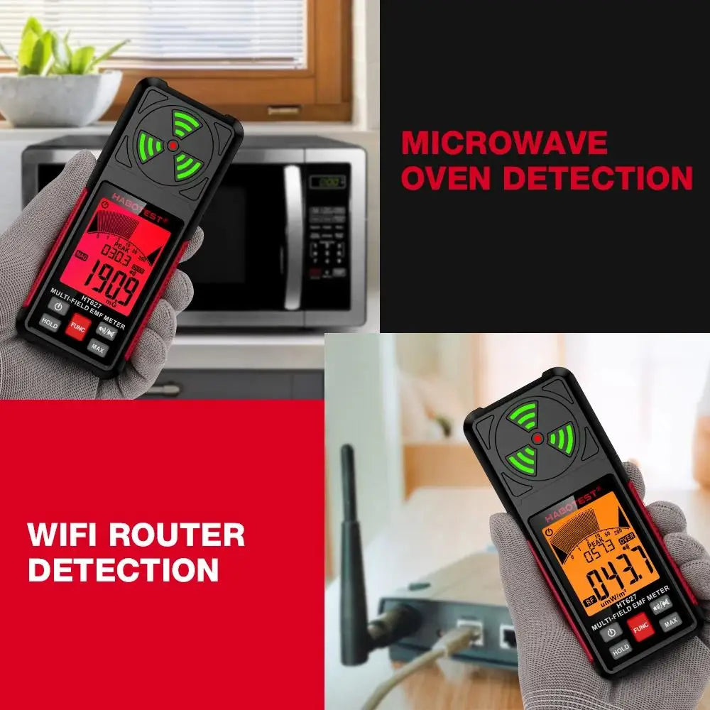 Professional Handheld EMF Meter for Home and Office Safety