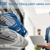 Slim Cat6A Ethernet Patch Cables – 28AWG UTP RJ45 (5-Pack)