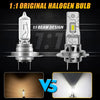 H7 LED Headlight Bulbs with Advanced Cooling (2-Pack)