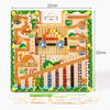 A wooden magnetic color sorting maze board for children featuring various colored balls and pathways.