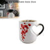 Heart-Shaped Color-Changing Ceramic Mug