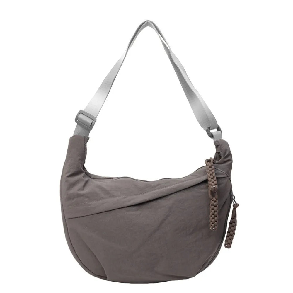 Lightweight Canvas Crossbody Bag with Adjustable Strap