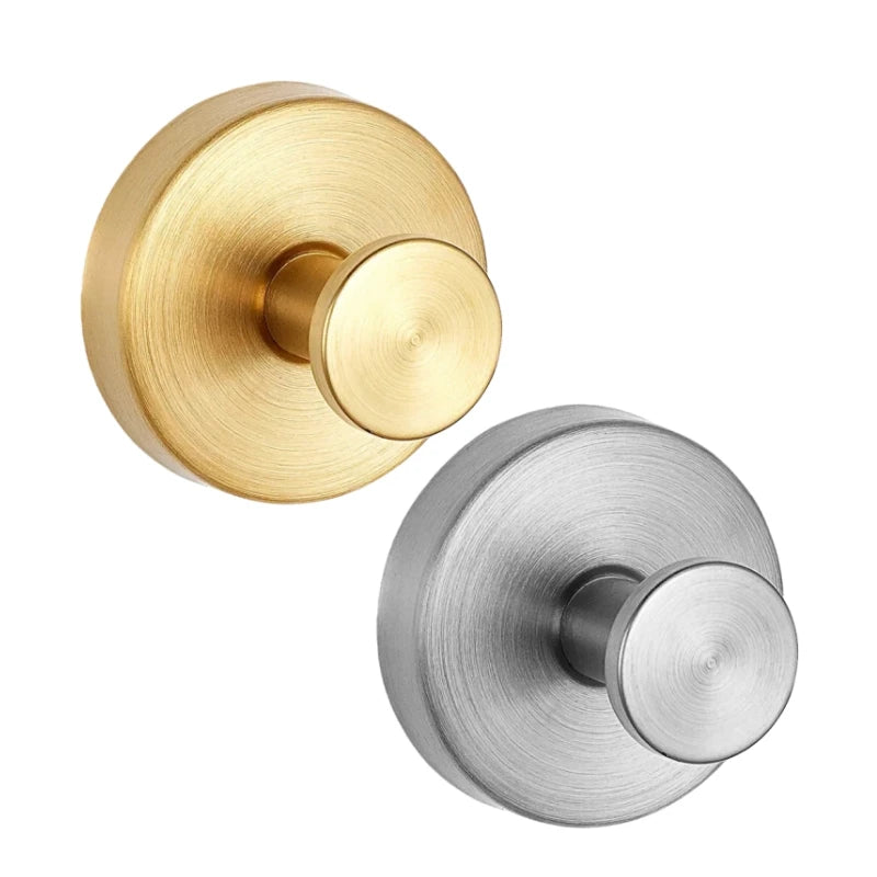 Stainless Steel Suction Cup Hooks for Bathroom & Kitchen