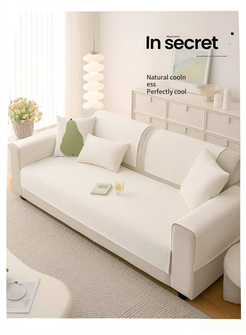Cooling Sofa Cover with Anti-Slip Backing