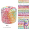 Pearl Rainbow Gradient Cotton Yarn - Soft Hand Knitting Thread