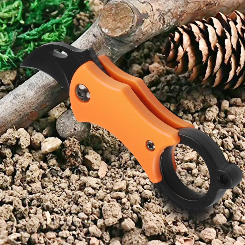 Compact Folding Utility Knife with Keychain