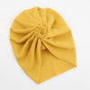 Baby Cotton Turban Hat with Blossom Knot
