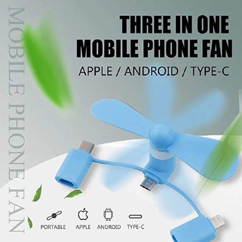 Portable Clip-On Phone Cooling Fan